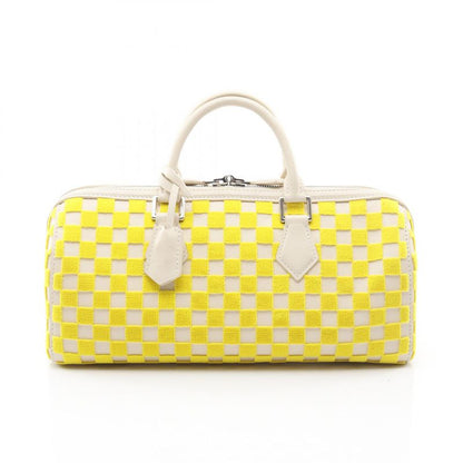 Louis Vuitton Handbag Speedy Ew Damier Cubic Jeanne M48912 Leather Fabric