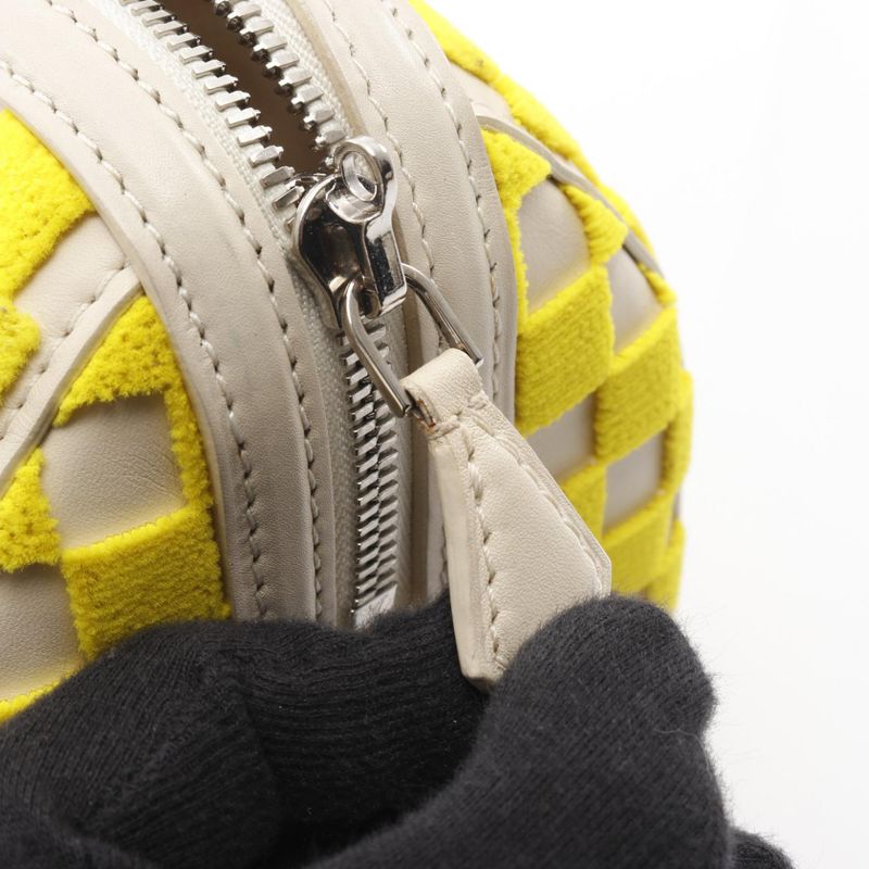 Louis Vuitton Handbag Speedy Ew Damier Cubic Jeanne M48912 Leather Fabric