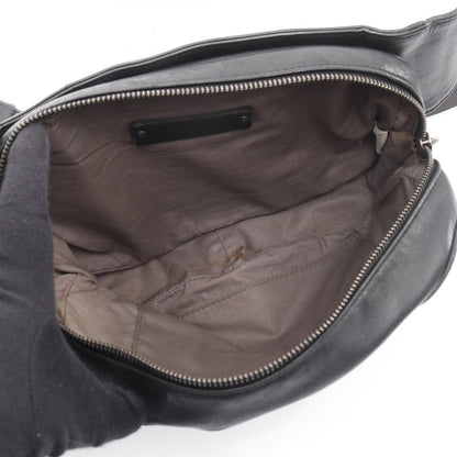 Bottega Veneta Waist Bag Body Bag Intrecciato Black Leather Intrecciato Body