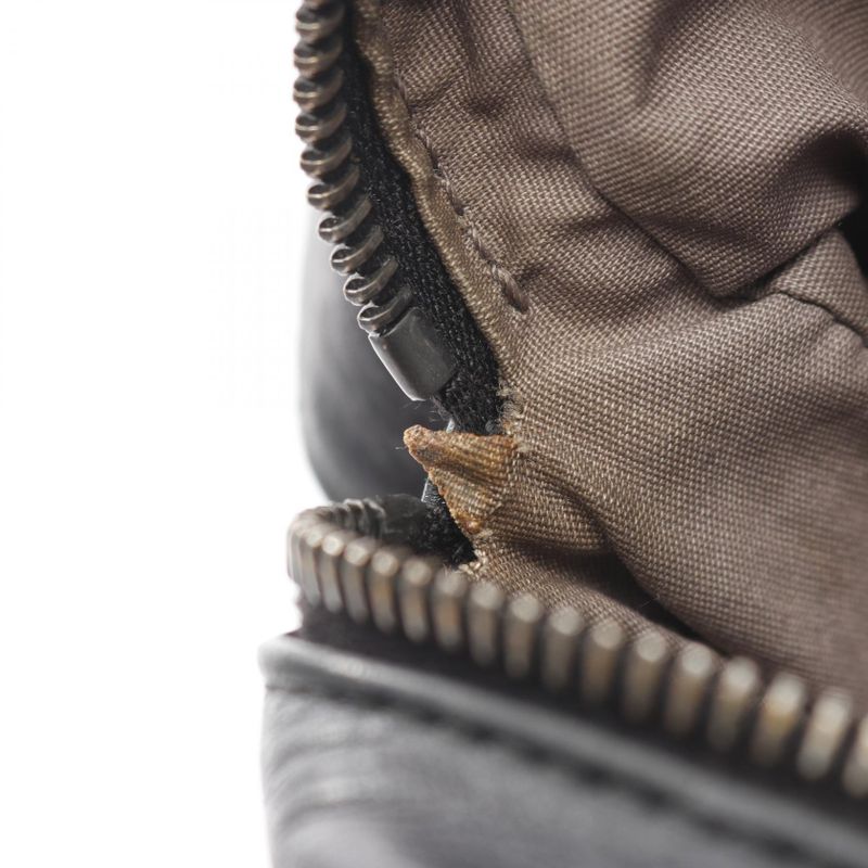 Bottega Veneta Waist Bag Body Bag Intrecciato Black Leather Intrecciato Body