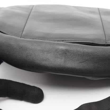 Bottega Veneta Waist Bag Body Bag Intrecciato Black Leather Intrecciato Body