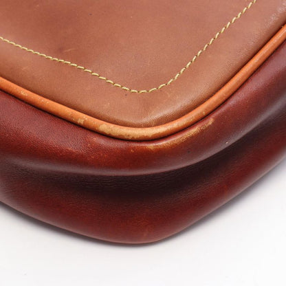 Loewe Shoulder Bag Anagram Khaki Brown Suede Leather Anagram Shoulder Bag Women