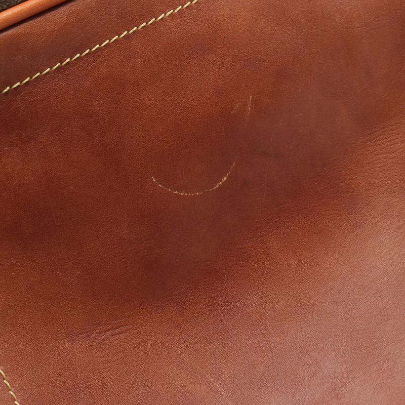 Loewe Shoulder Bag Anagram Khaki Brown Suede Leather Anagram Shoulder Bag Women