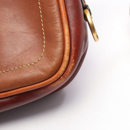 Loewe Shoulder Bag Anagram Khaki Brown Suede Leather Anagram Shoulder Bag Women