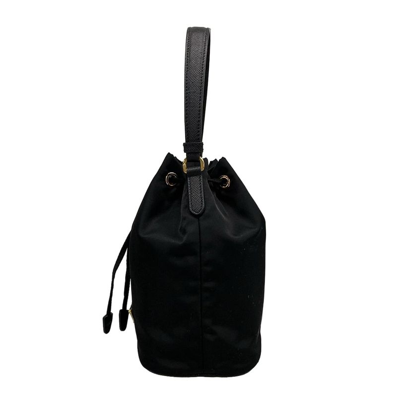 Prada Handbag Re-edition 1978 Re-nylon Mini Bag 1be067 Black Drawstring Shape /