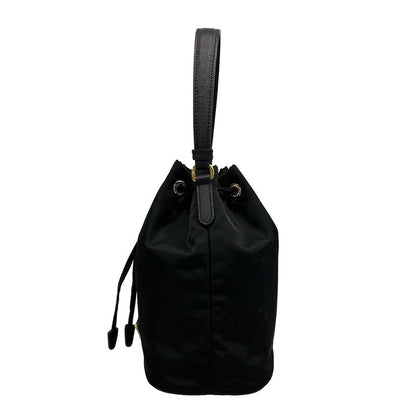 Prada Handbag Re-edition 1978 Re-nylon Mini Bag 1be067 Black Drawstring Shape /