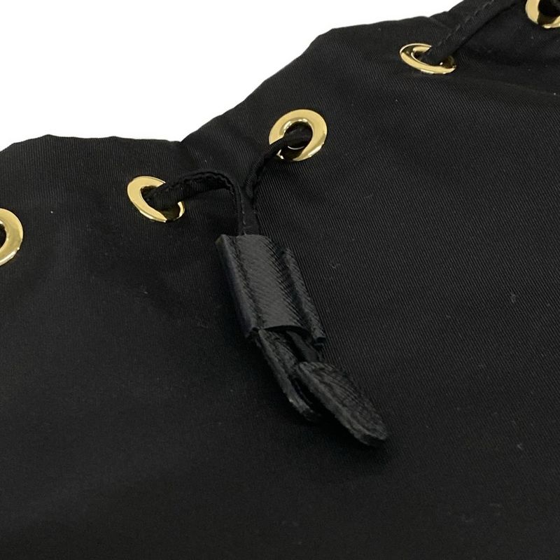 Prada Handbag Re-edition 1978 Re-nylon Mini Bag 1be067 Black Drawstring Shape /