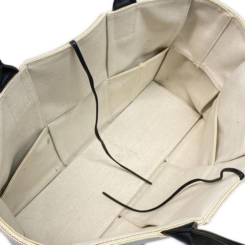 Bottega Veneta Tote Bag Medium The Arcotote Ivory And Black Leather