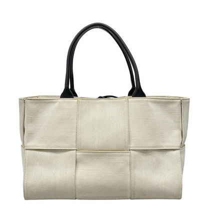 Bottega Veneta Tote Bag Medium The Arcotote Ivory And Black Leather