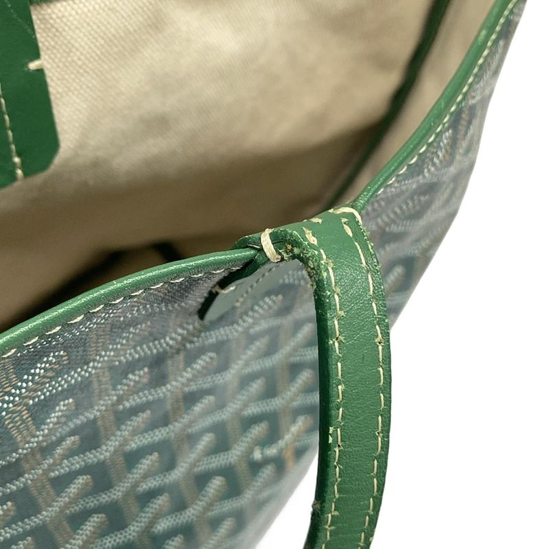 Goyard Saint Louis PM Green×dark Green×multi Leather