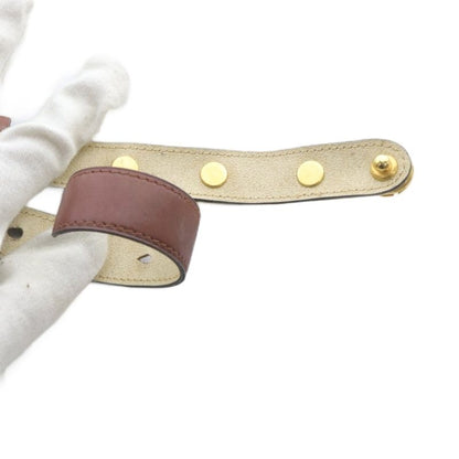 Christian DIOR Leather Belt 75 Brown