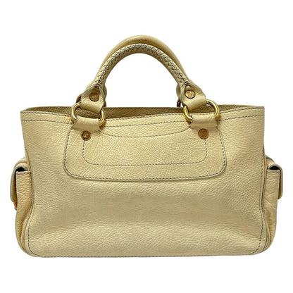 Celine Tote Boogie Bag Light Yellow Leather