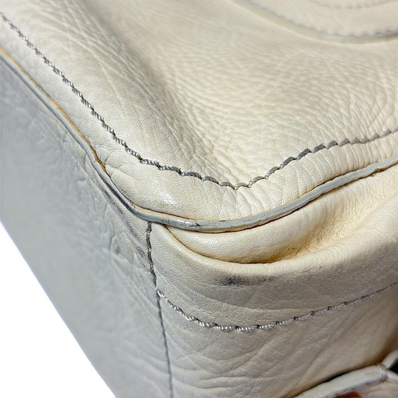 Celine Tote Boogie Bag Light Yellow Leather