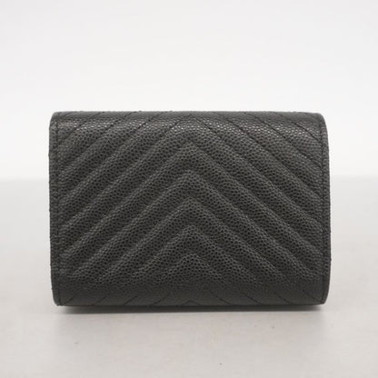 Chanel Wallet Boy Chanel Caviar Skin Black Gold Hardware Women