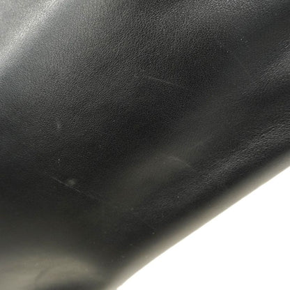 Chanel Handbag Leather Black Gold Hardware 2way Bag Ladies