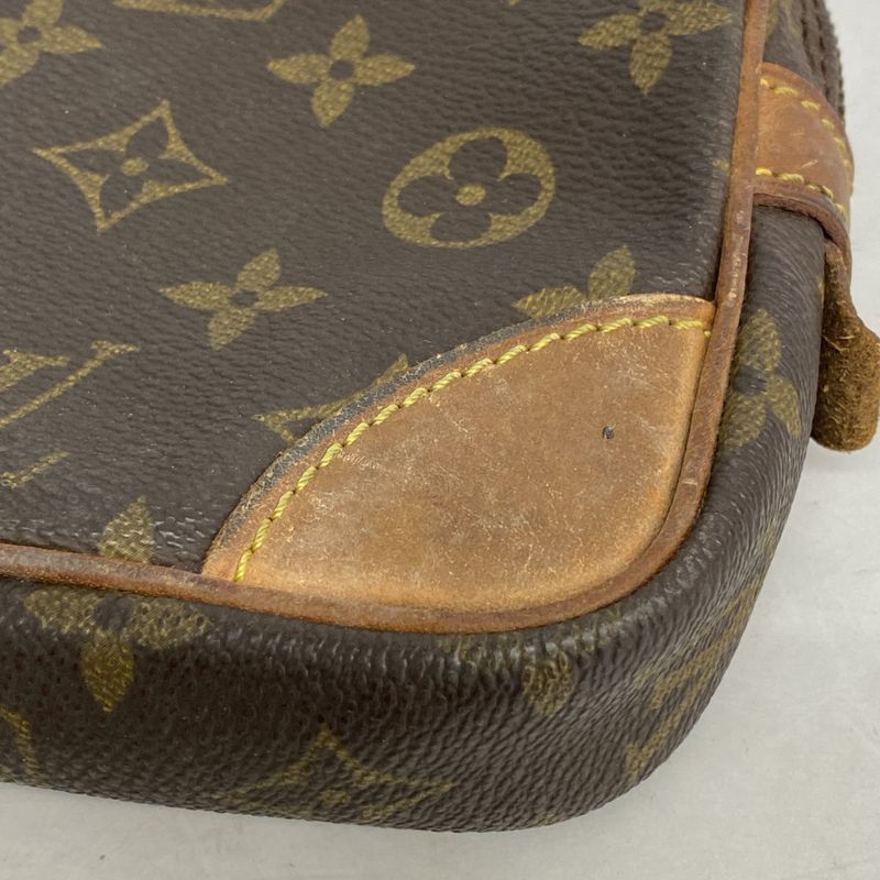Louis Vuitton Clutch Bag Monogram Marly Dragonne PM M51827 Brown Men's