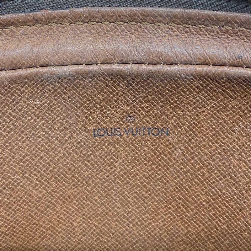 Louis Vuitton Clutch Bag Monogram Marly Dragonne PM M51827 Brown Men's