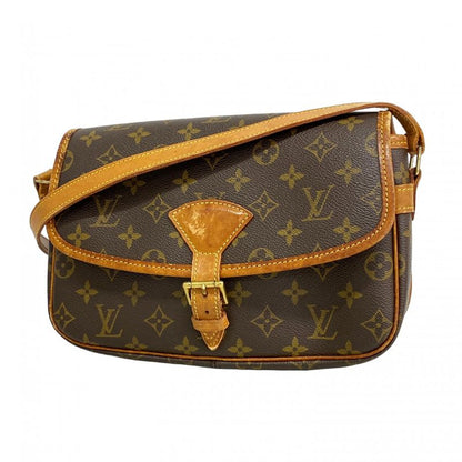 Louis Vuitton Shoulder Bag Monogram Sologne M42250 Brown Ladies