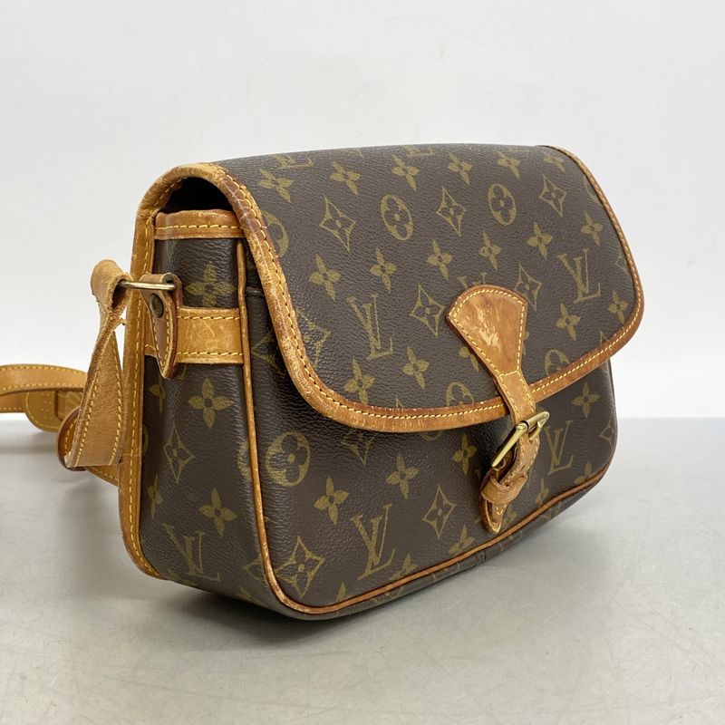 Louis Vuitton Shoulder Bag Monogram Sologne M42250 Brown Ladies