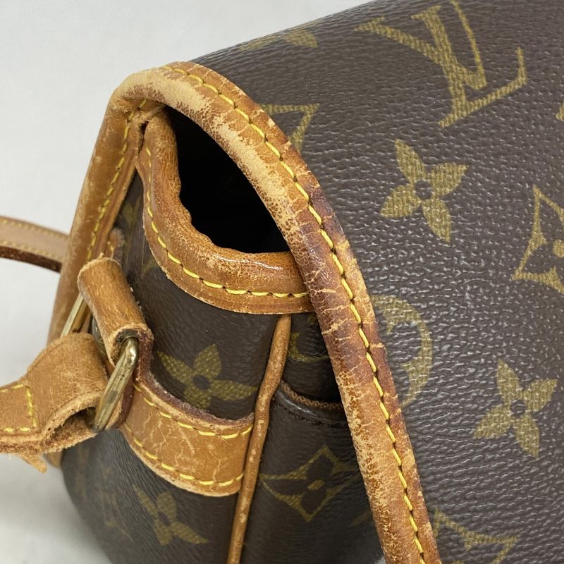 Louis Vuitton Shoulder Bag Monogram Sologne M42250 Brown Ladies