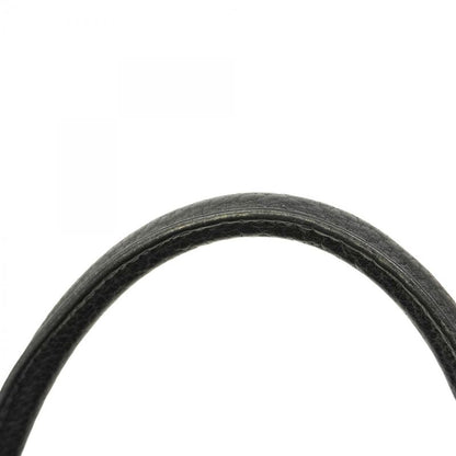 Hermes Tote Bag Garden Party PM Twirl Chevron Black Silver Hardware X Engraved