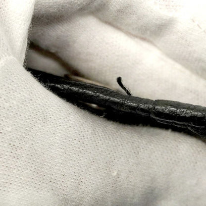 Hermes Tote Bag Garden Party PM Twirl Chevron Black Silver Hardware X Engraved