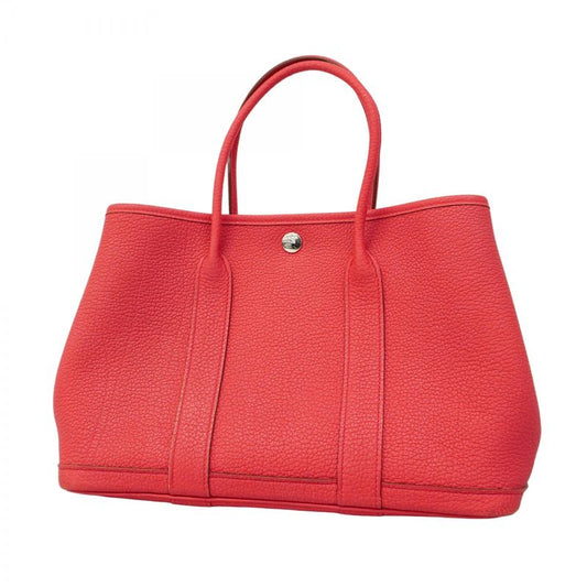 Hermes Tote Bag Garden Party TPM Negonda Bougainvillea Silver Hardware T