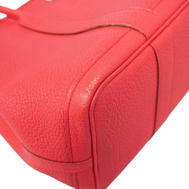 Hermes Tote Bag Garden Party TPM Negonda Bougainvillea Silver Hardware T