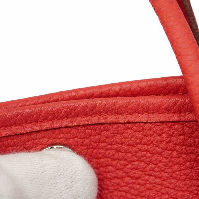 Hermes Tote Bag Garden Party TPM Negonda Bougainvillea Silver Hardware T