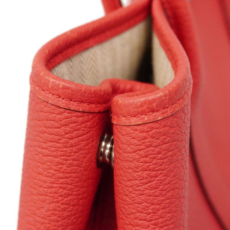 Hermes Tote Bag Garden Party TPM Negonda Bougainvillea Silver Hardware T