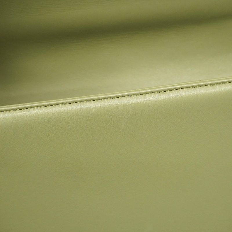 Chanel Shoulder Bag Boy Chanel/v-stitched Lambskin Green Silver Hardware Women