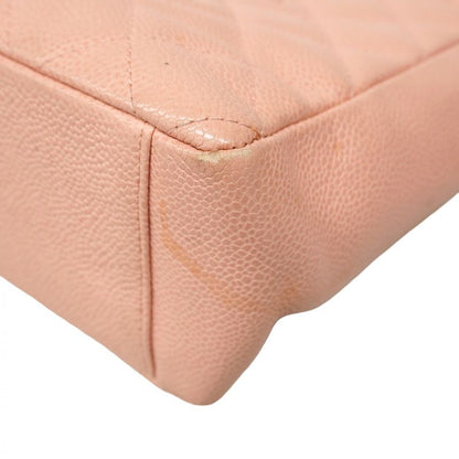 Chanel Tote Matelasse Caviar Skin Pink Gold Hardware Women