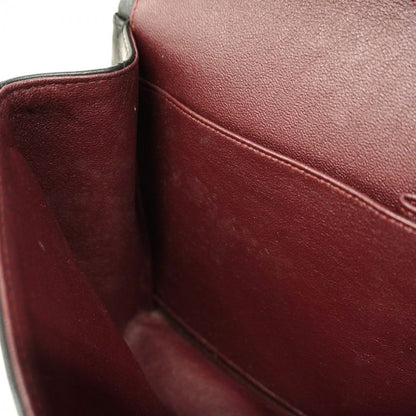 Chanel Shoulder Bag Deka Matelasse Lambskin Black Gold Hardware Women