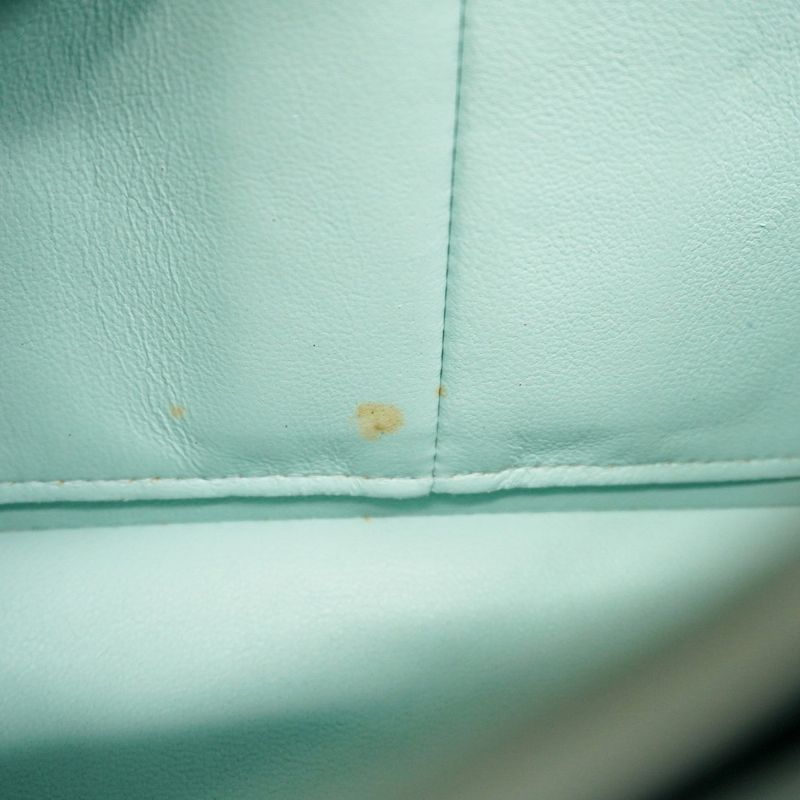 Chanel Shoulder Bag Matelasse Lambskin Green Gold Hardware Women