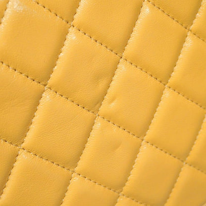 Chanel Shoulder Bag Matelasse Lambskin Beige Gold Hardware Women