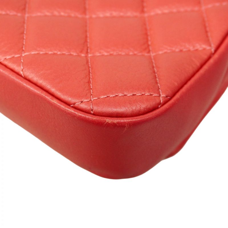 Chanel Handbag Matelasse Chain Leather Pink Gold Hardware 2way Bag Ladies