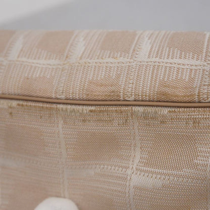 Chanel Tote New Travel Nylon Beige Chien Pan Gold Hardware Women's