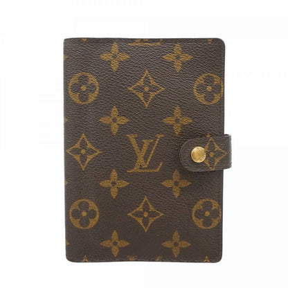 Louis Vuitton Notebook Cabas Monogram Agenda PM R20005 Brown Men Women Unisex