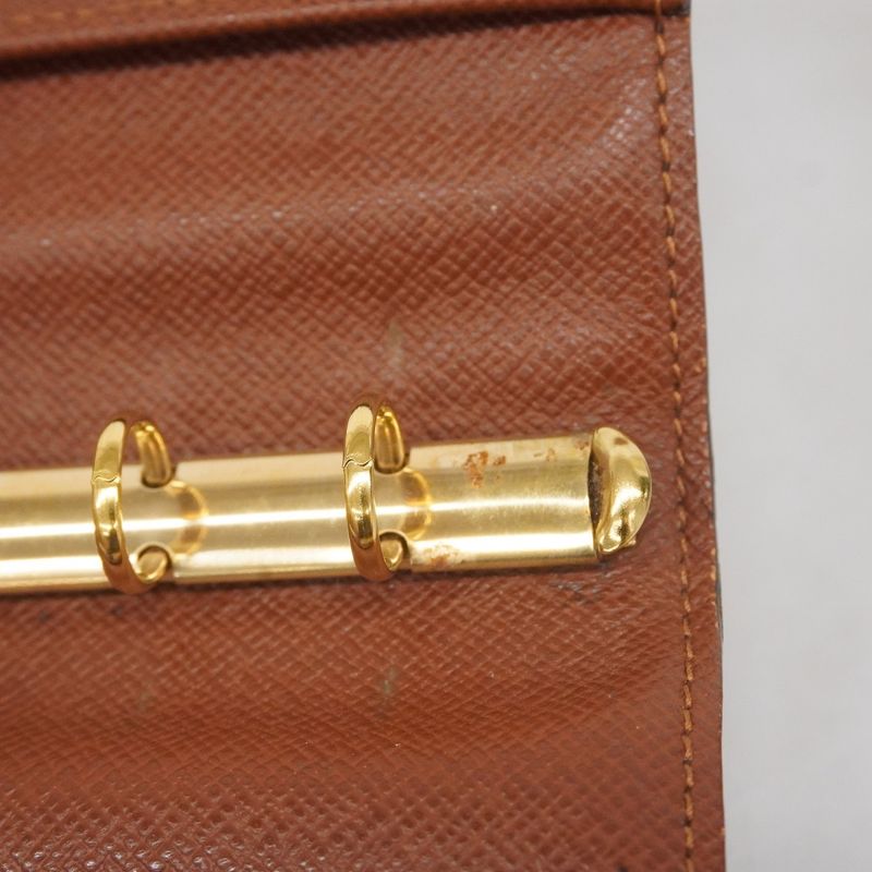 Louis Vuitton Notebook Cabas Monogram Agenda PM R20005 Brown Men Women Unisex