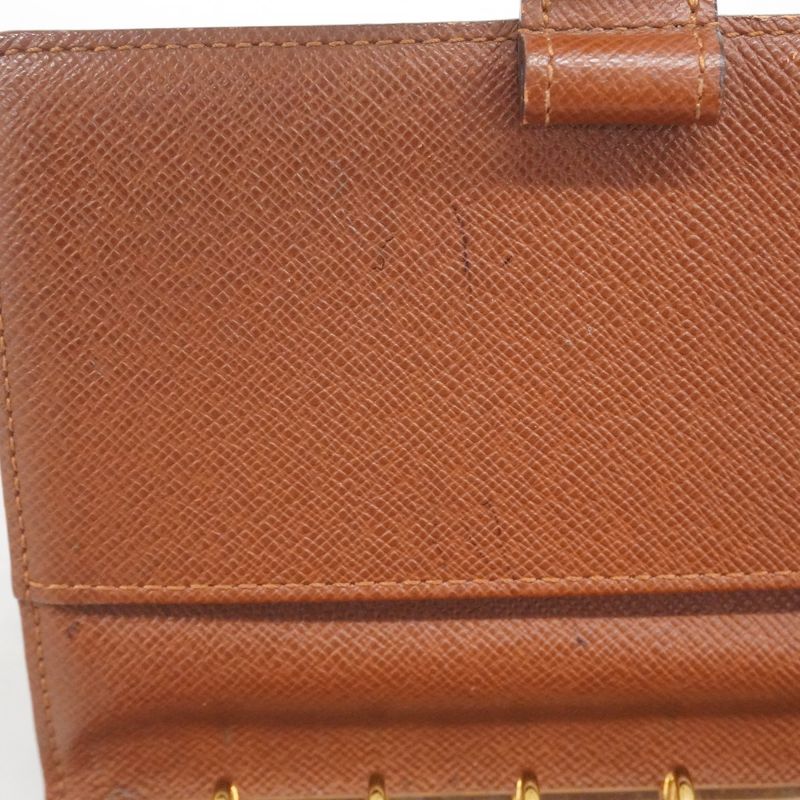 Louis Vuitton Notebook Cabas Monogram Agenda PM R20005 Brown Men Women Unisex