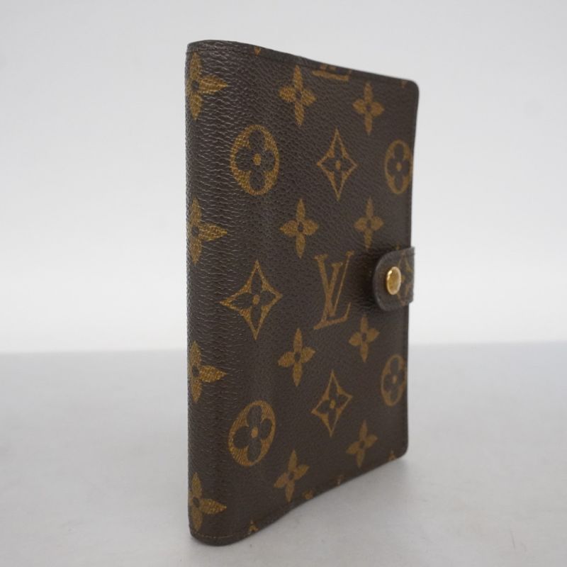 Louis Vuitton Notebook Cabas Monogram Agenda PM R20005 Brown Men Women Unisex