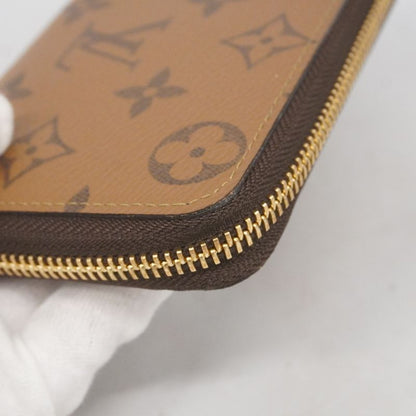 Louis Vuitton Long Wallet Monogram Reverse Portefeuille Clemence M82336 Brown