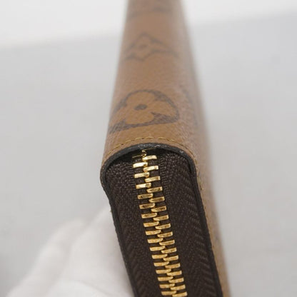 Louis Vuitton Long Wallet Monogram Reverse Portefeuille Clemence M82336 Brown