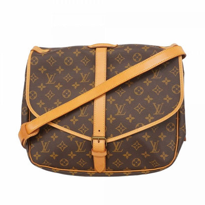 Louis Vuitton Shoulder Bag Monogram Saumur 35 M42254 Brown Ladies