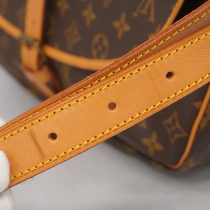 Louis Vuitton Shoulder Bag Monogram Saumur 35 M42254 Brown Ladies