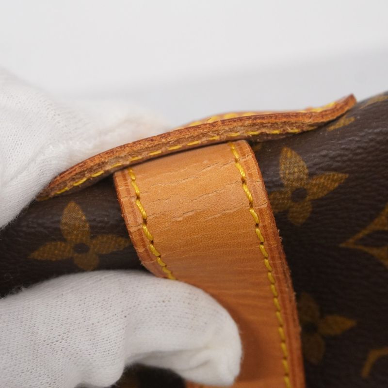 Louis Vuitton Shoulder Bag Monogram Saumur 35 M42254 Brown Ladies