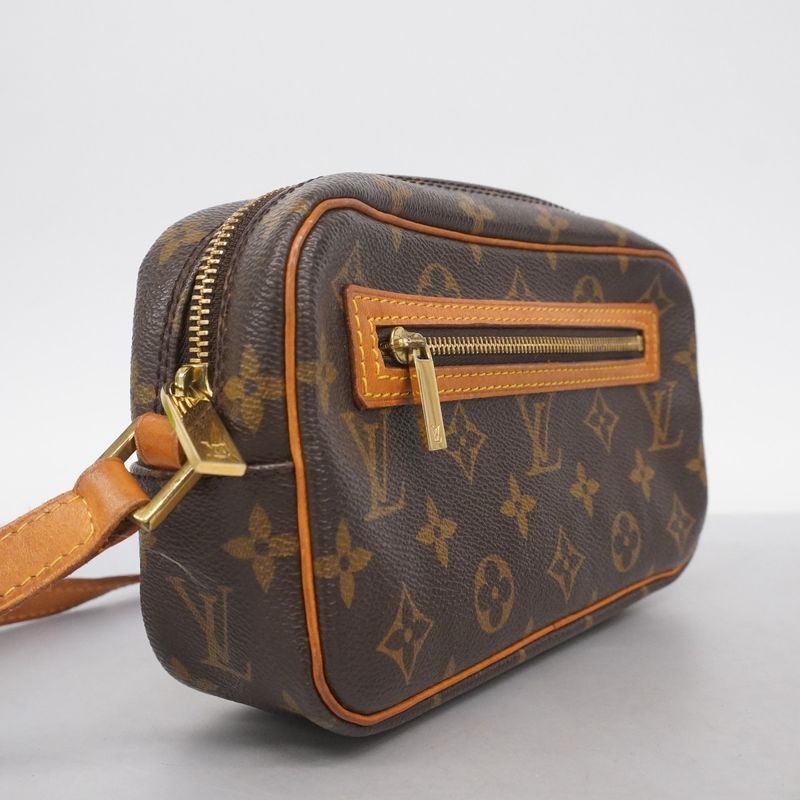 Louis Vuitton Shoulder Bag Monogram Pochette Cité M51183 Brown Ladies
