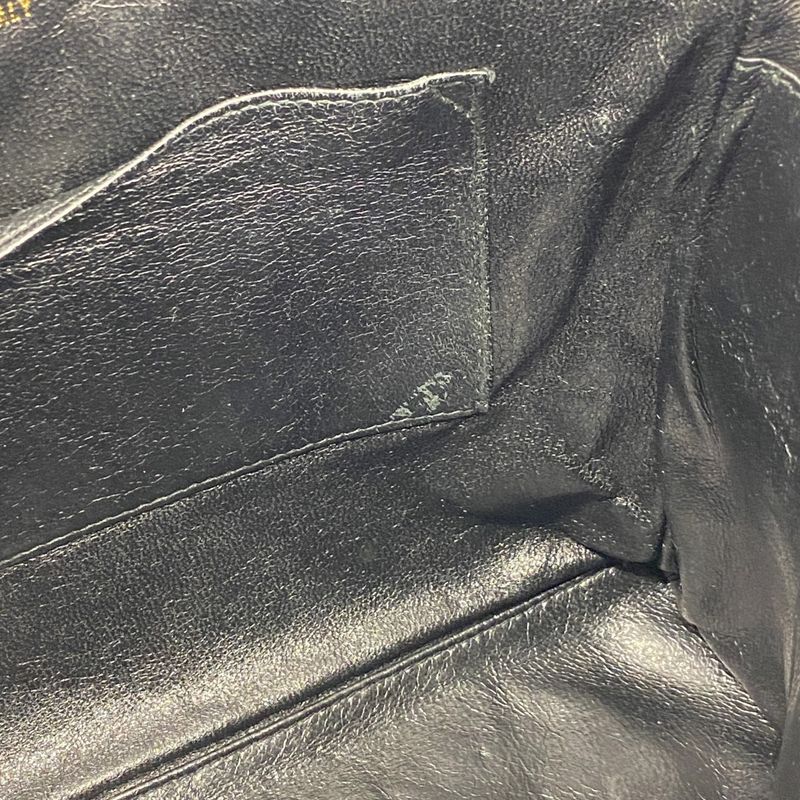 Chanel Shoulder Bag Matelasse Lambskin Black Gold Hardware Women