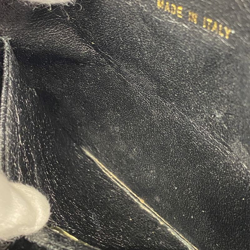 Chanel Shoulder Bag Matelasse Lambskin Black Gold Hardware Women