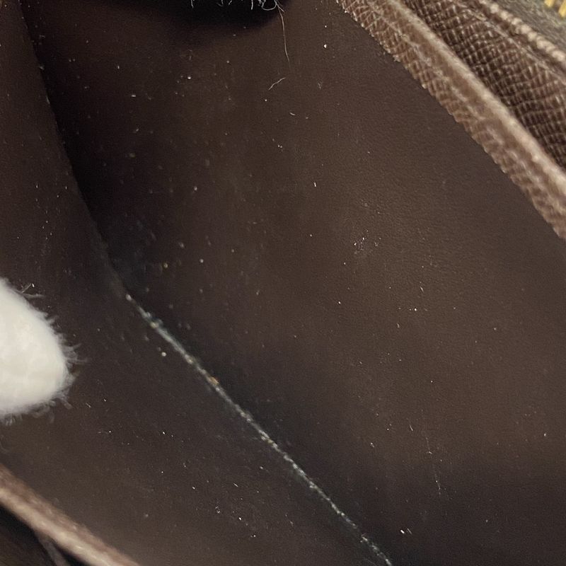 Louis Vuitton Long Wallet Damier Zippy Wallet N60015 Ebène Men Women Unisex